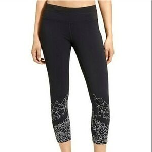 Athleta Sonar Floral Capri Crop Geometric  Leggings Size XS Women's